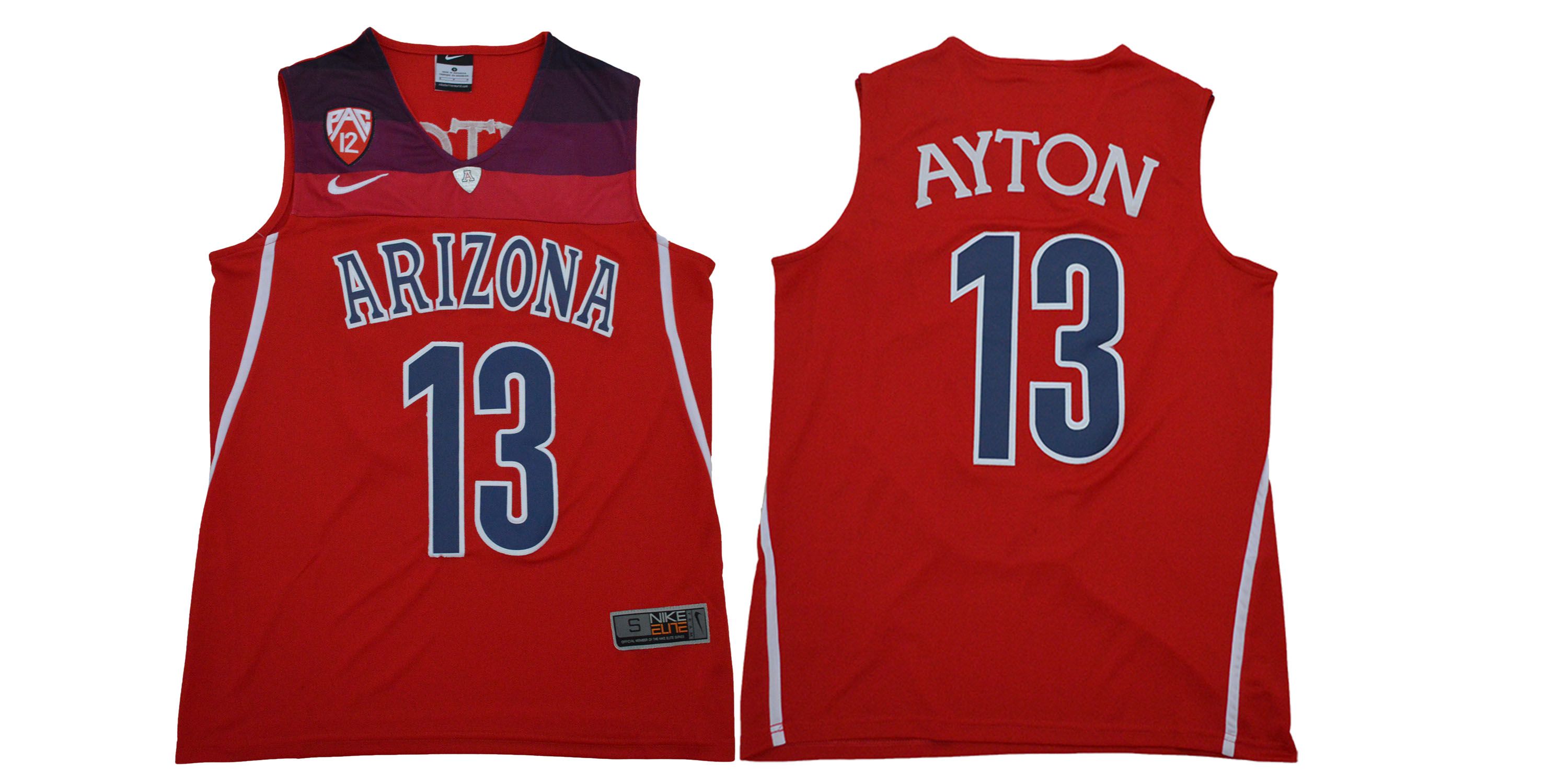 Men Arizona Wildcats #13 Ayton Red NBA NCAA Jerseys